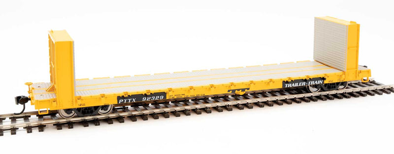 WalthersMainline 910-5851	60' Pullman-Standard Bulkhead Flatcar (48' IL) - Ready to Run -- PTTX