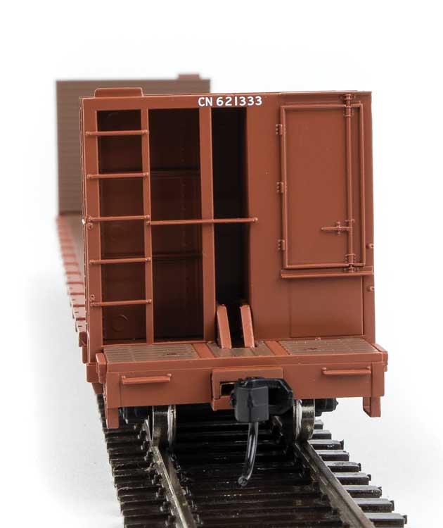 WalthersMainline 910-5865 60' Pullman-Standard Bulkhead Flatcar (48' IL) - Ready to Run -- Canadian National