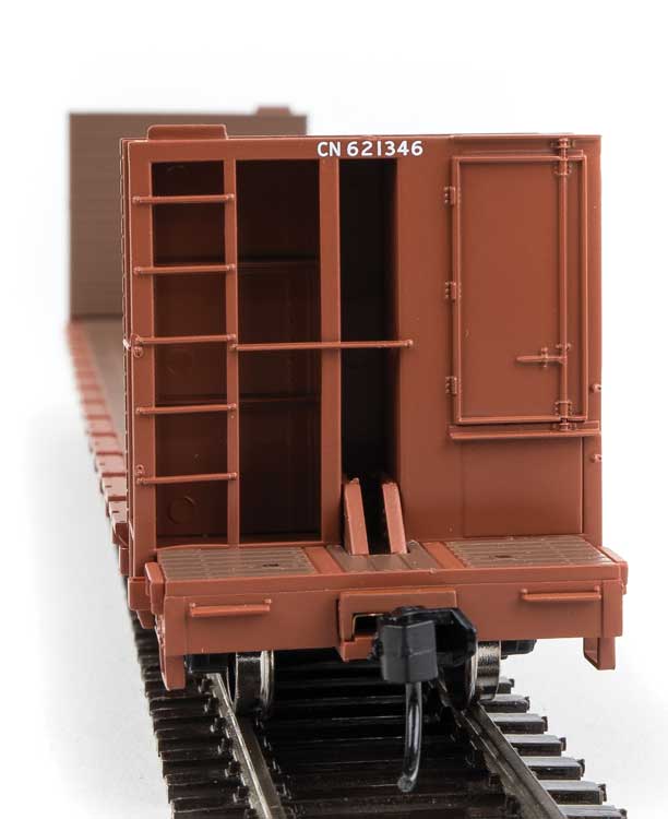 WalthersMainline 910-5866 60' Pullman-Standard Bulkhead Flatcar (48' IL) - Ready to Run -- Canadian National