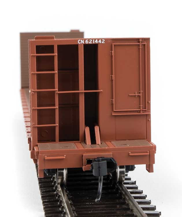 WalthersMainline 910-5867 60' Pullman-Standard Bulkhead Flatcar (48' IL) - Ready to Run -- Canadian National