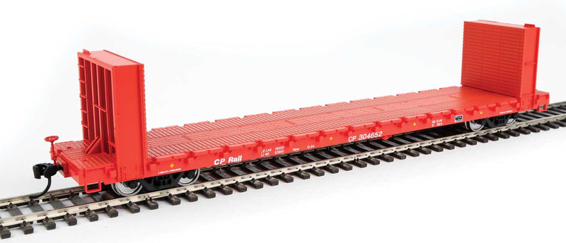 WalthersMainline 910-5869 60' Pullman-Standard Bulkhead Flatcar (48' IL) - Ready to Run -- Canadian Pacific