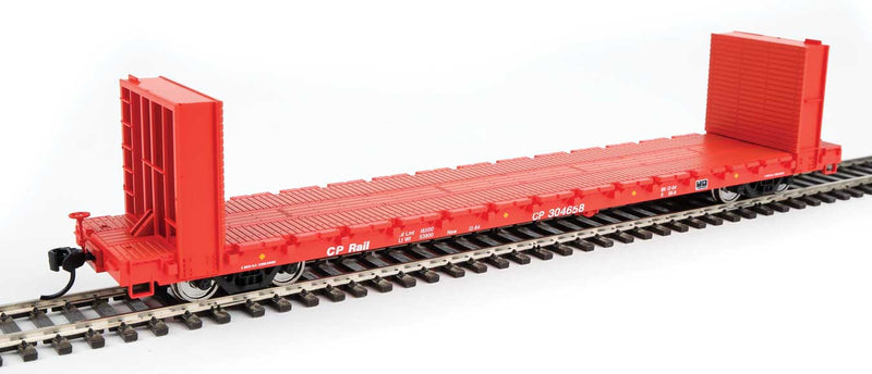 WalthersMainline 910-5870 60' Pullman-Standard Bulkhead Flatcar (48' IL) - Ready to Run -- Canadian Pacific