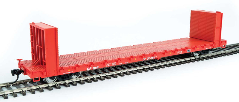 WalthersMainline 910-5871 60' Pullman-Standard Bulkhead Flatcar (48' IL) - Ready to Run -- Canadian Pacific