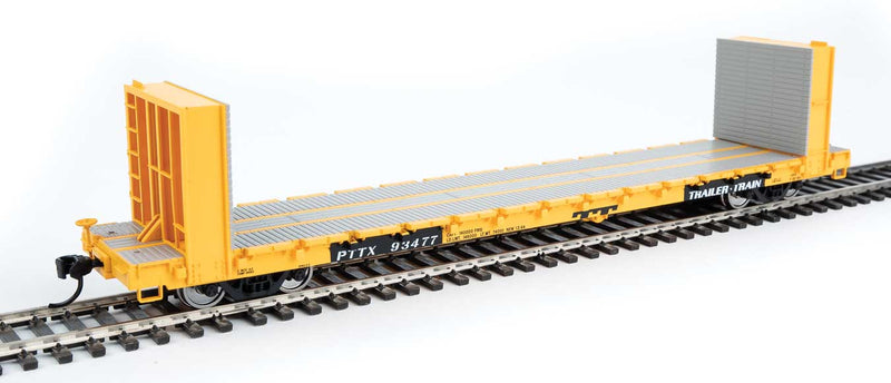 WalthersMainline 910-5879 60' Pullman-Standard Bulkhead Flatcar (48' IL) - Ready to Run -- PTTX