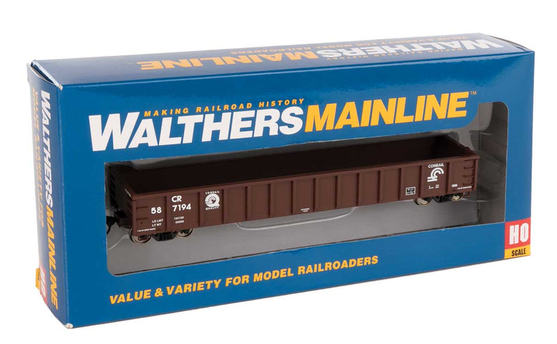 WalthersMainline 910-6267 53' Railgon Gondola - Ready To Run -- Conrail