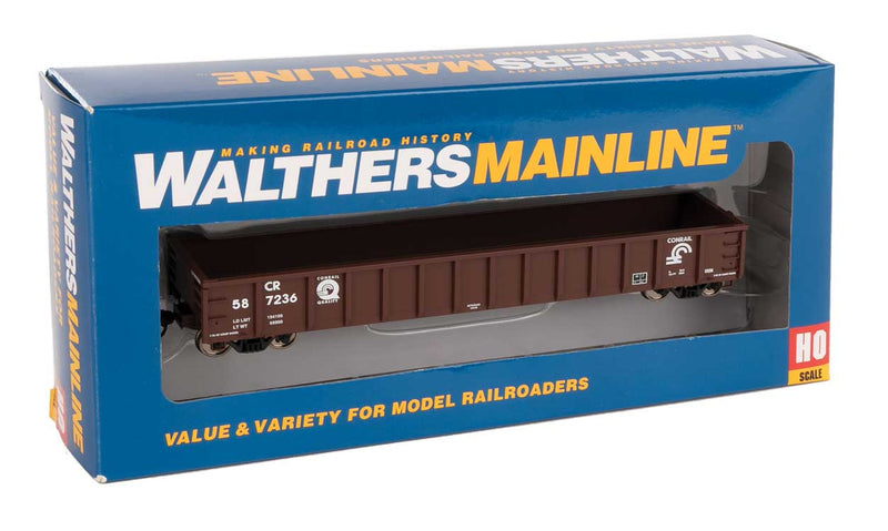 WalthersMainline 910-6268 53' Railgon Gondola - Ready To Run -- Conrail
