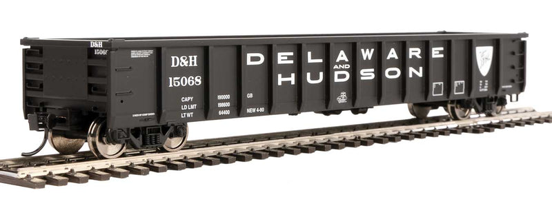 WalthersMainline 910-6273 53' Railgon Gondola - Ready To Run -- Delaware & Hudson