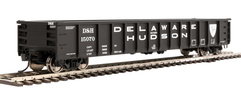 WalthersMainline 910-6274 53' Railgon Gondola - Ready To Run -- Delaware & Hudson