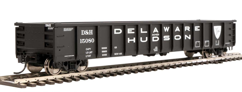 WalthersMainline 910-6275 53' Railgon Gondola - Ready To Run -- Delaware & Hudson