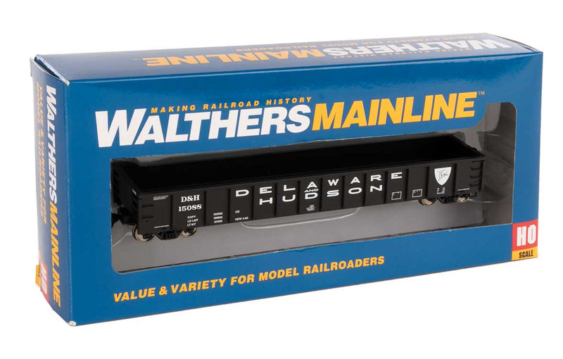 WalthersMainline 910-6276 53' Railgon Gondola - Ready To Run -- Delaware & Hudson