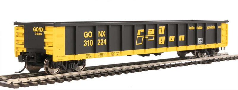 WalthersMainline 910-6278 53' Railgon Gondola - Ready To Run -- Railgon GONX