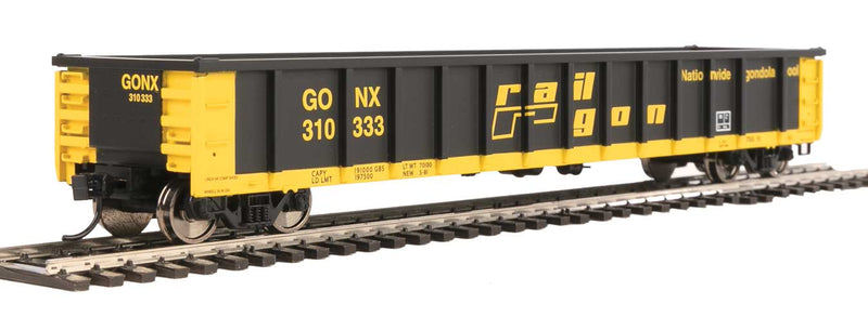 WalthersMainline 910-6279 53' Railgon Gondola - Ready To Run -- Railgon GONX