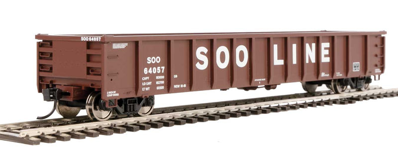 WalthersMainline 910-6285 53' Railgon Gondola - Ready To Run -- Soo Line