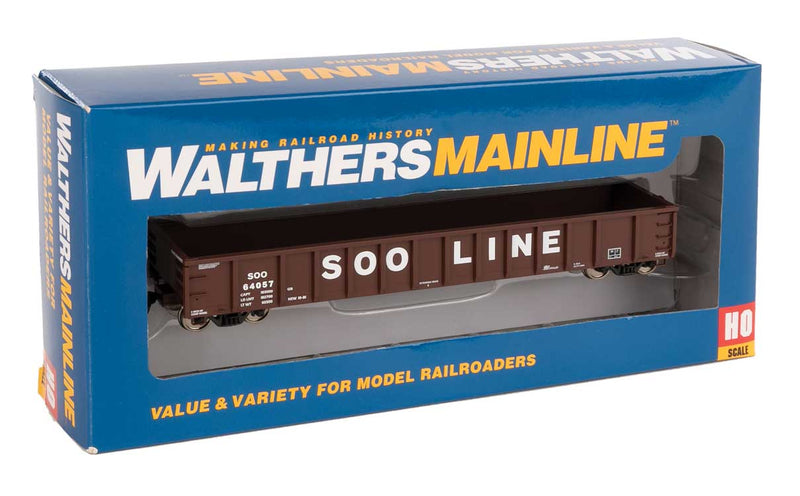 WalthersMainline 910-6285 53' Railgon Gondola - Ready To Run -- Soo Line