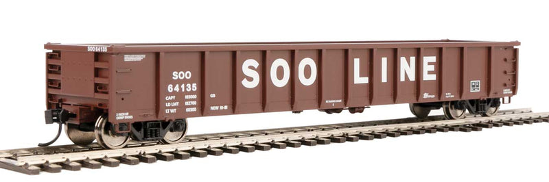 WalthersMainline 910-6288 53' Railgon Gondola - Ready To Run -- Soo Line