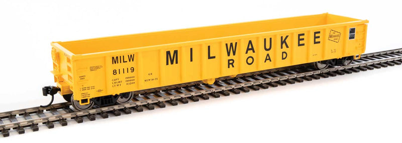 WalthersMainline 910-6311 53' Railgon Gondola - Ready To Run -- Milwaukee Road