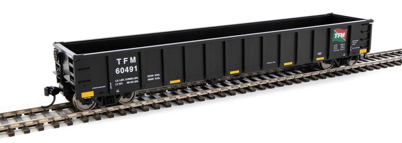 WalthersMainline 910-6313 53' Railgon Gondola - Ready To Run -- Transportacion Ferroviaria Mexicana