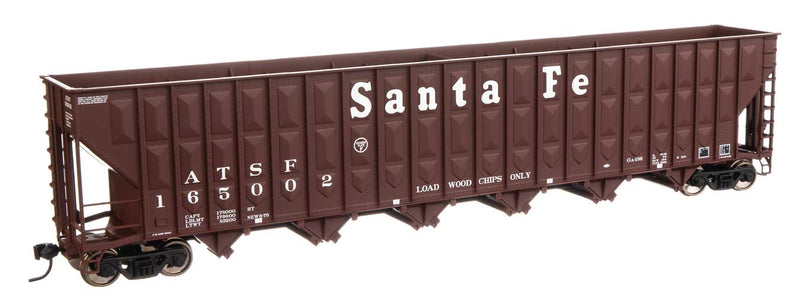 WalthersMainline 910-6751 73'3" Greenville 7,000 Cubic Foot Wood Chip Hopper - Ready to Run -- Santa Fe