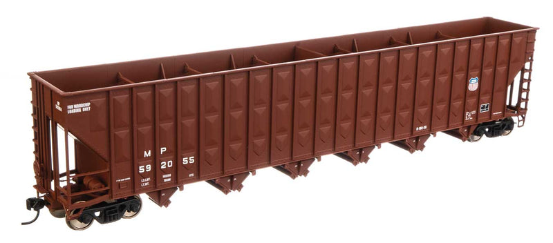 WalthersMainline 910-6787 73'3" Greenville 7,000 Cubic Foot Wood Chip Hopper - Ready to Run -- Union Pacific(R) Missouri Pacific(TM) reporting marks