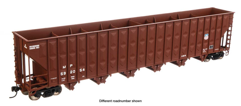 WalthersMainline 910-6789 73'3" Greenville 7,000 Cubic Foot Wood Chip Hopper - Ready to Run -- Union Pacific(R) Missouri Pacific reporting marks