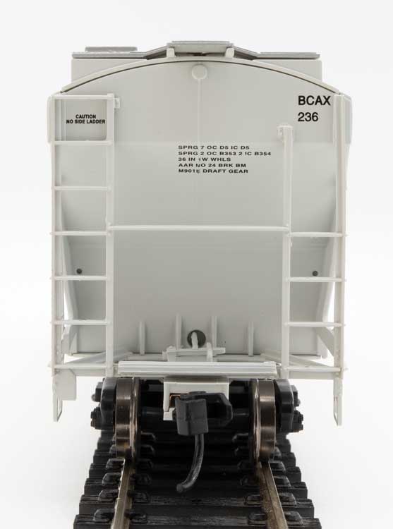 WalthersMainline 910-7566 39' Trinity 3281 2-Bay Covered Hopper - Ready to Run -- Blue Circle Cement