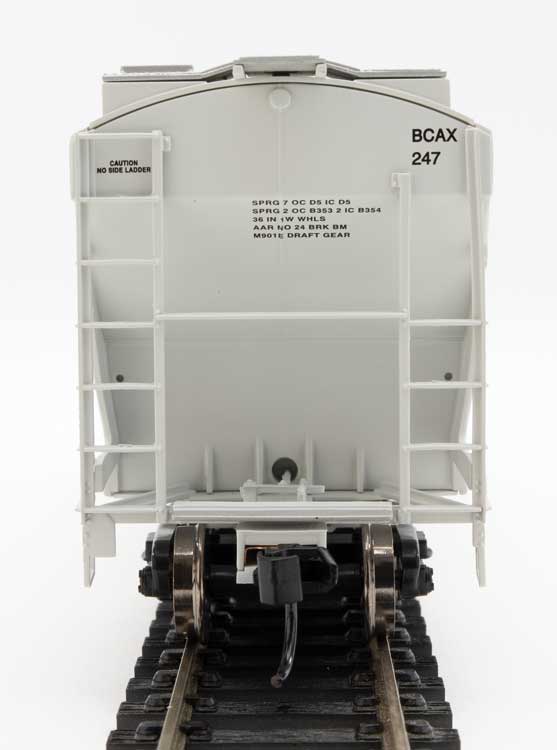 WalthersMainline 910-7567 39' Trinity 3281 2-Bay Covered Hopper - Ready to Run -- Blue Circle Cement