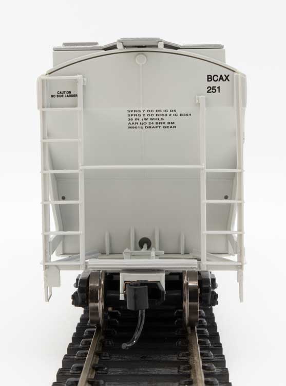 WalthersMainline 910-7568 39' Trinity 3281 2-Bay Covered Hopper - Ready to Run -- Blue Circle Cement