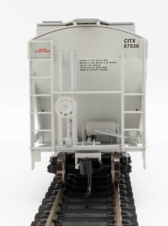 WalthersMainline 910-7569 39' Trinity 3281 2-Bay Covered Hopper - Ready to Run -- CIT Group CITX