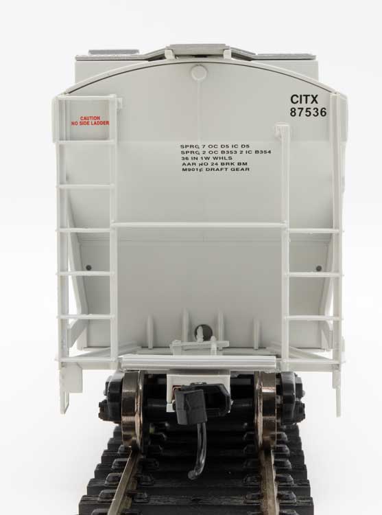 WalthersMainline 910-7569 39' Trinity 3281 2-Bay Covered Hopper - Ready to Run -- CIT Group CITX