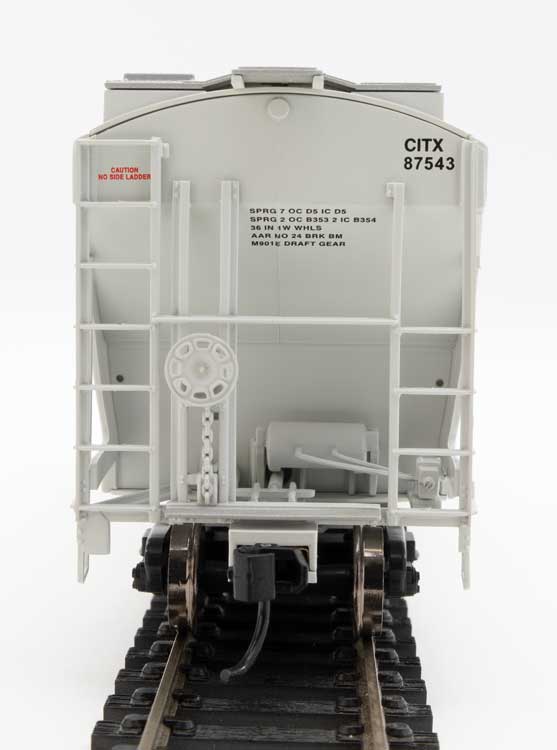 WalthersMainline 910-7570 39' Trinity 3281 2-Bay Covered Hopper - Ready to Run -- CIT Group CITX