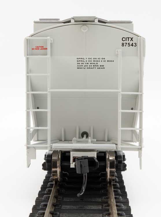 WalthersMainline 910-7570 39' Trinity 3281 2-Bay Covered Hopper - Ready to Run -- CIT Group CITX