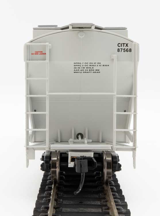 WalthersMainline 910-7571 39' Trinity 3281 2-Bay Covered Hopper - Ready to Run -- CIT Group CITX