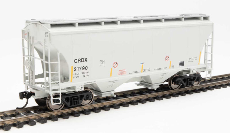 WalthersMainline 910-7576 39' Trinity 3281 2-Bay Covered Hopper - Ready to Run -- Chicago Freight Car Leasing CRDX