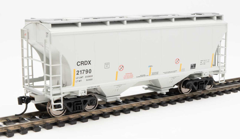 WalthersMainline 910-7576 39' Trinity 3281 2-Bay Covered Hopper - Ready to Run -- Chicago Freight Car Leasing CRDX