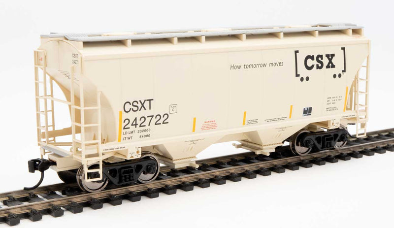 WalthersMainline 910-7578 39' Trinity 3281 2-Bay Covered Hopper - Ready to Run -- CSX