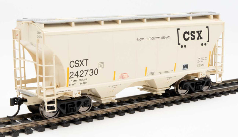 WalthersMainline 910-7579 39' Trinity 3281 2-Bay Covered Hopper - Ready to Run -- CSX