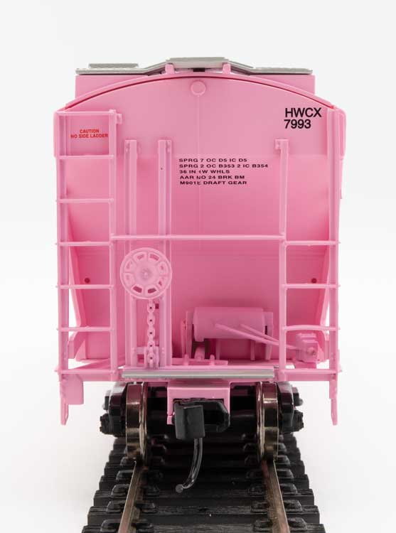 WalthersMainline 910-7581 39' Trinity 3281 2-Bay Covered Hopper - Ready to Run -- Halliburton HWCX