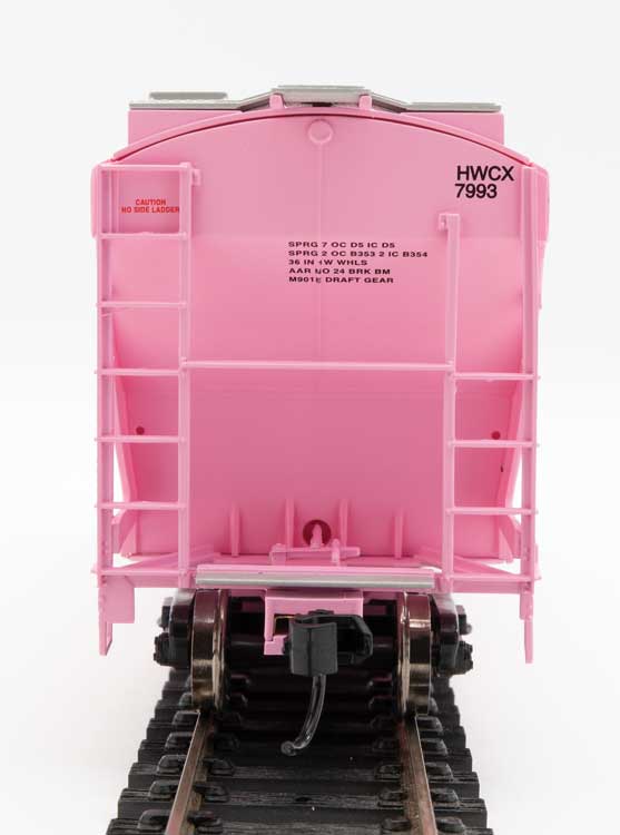 WalthersMainline 910-7581 39' Trinity 3281 2-Bay Covered Hopper - Ready to Run -- Halliburton HWCX