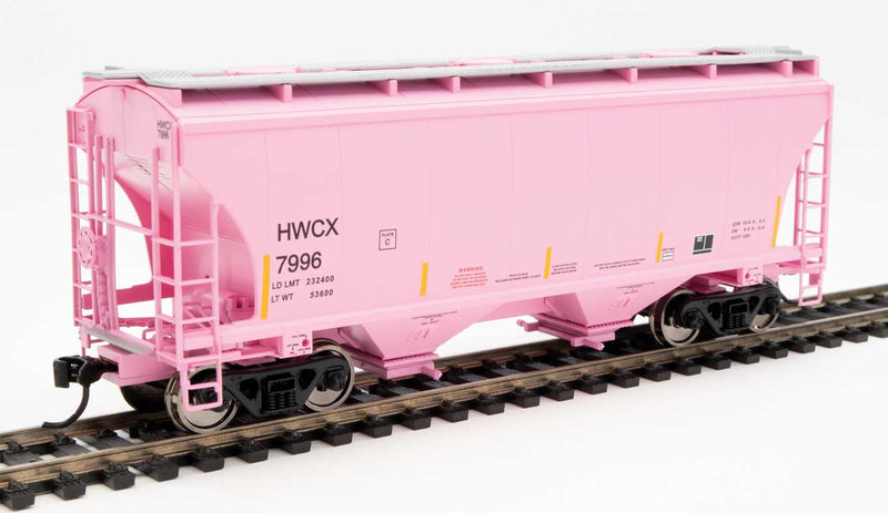 WalthersMainline 910-7582 39' Trinity 3281 2-Bay Covered Hopper - Ready to Run -- Halliburton HWCX