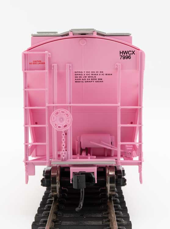 WalthersMainline 910-7582 39' Trinity 3281 2-Bay Covered Hopper - Ready to Run -- Halliburton HWCX