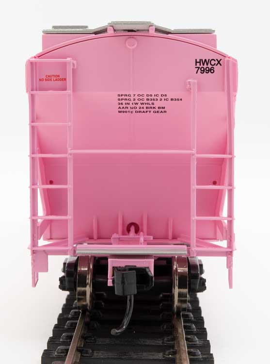 WalthersMainline 910-7582 39' Trinity 3281 2-Bay Covered Hopper - Ready to Run -- Halliburton HWCX