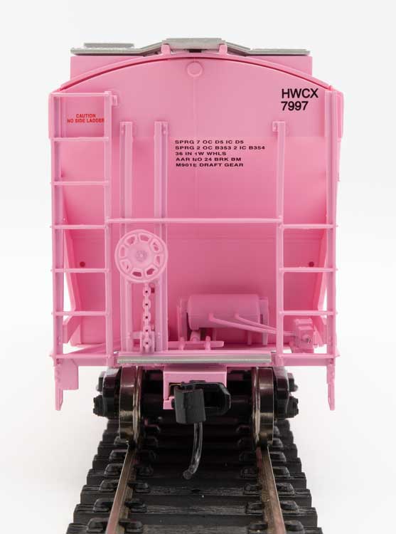 WalthersMainline 910-7583 39' Trinity 3281 2-Bay Covered Hopper - Ready to Run -- Halliburton HWCX