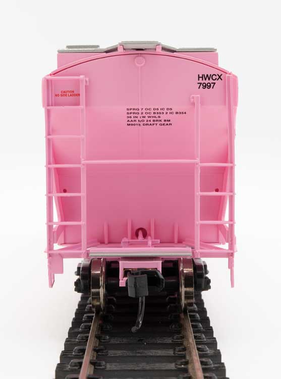 WalthersMainline 910-7583 39' Trinity 3281 2-Bay Covered Hopper - Ready to Run -- Halliburton HWCX