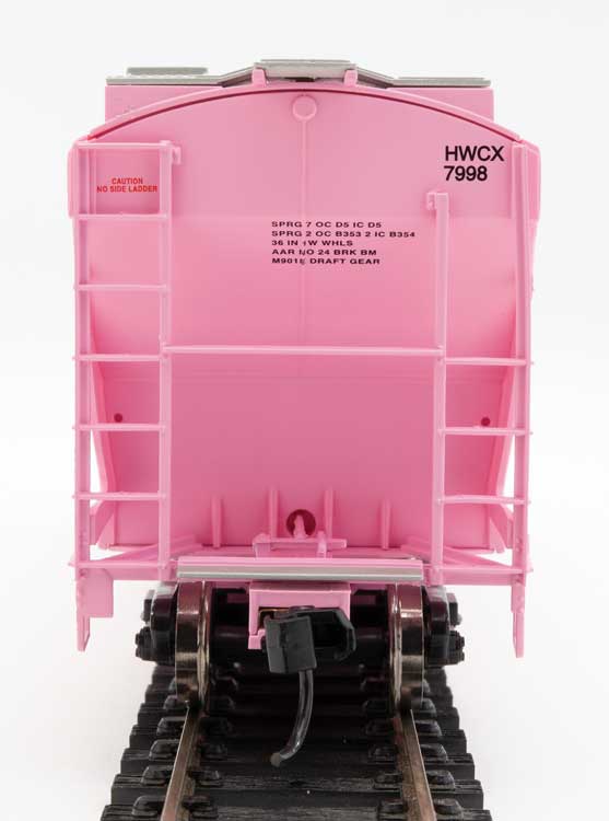 WalthersMainline 910-7584 39' Trinity 3281 2-Bay Covered Hopper - Ready to Run -- Halliburton HWCX