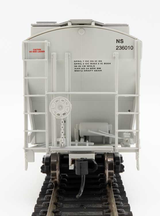 WalthersMainline 910-7585 39' Trinity 3281 2-Bay Covered Hopper - Ready to Run -- Norfolk Southern