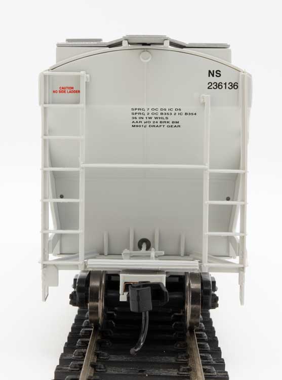 WalthersMainline 910-7588 39' Trinity 3281 2-Bay Covered Hopper - Ready to Run -- Norfolk Southern
