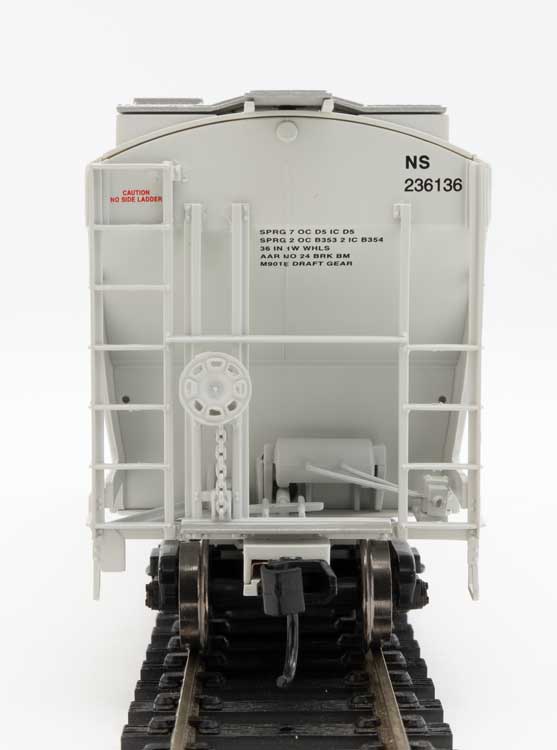 WalthersMainline 910-7588 39' Trinity 3281 2-Bay Covered Hopper - Ready to Run -- Norfolk Southern