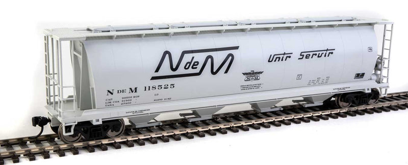 WalthersMainline 910-7856 59' Cylindrical Hopper - Ready to Run -- National Railways of Mexico NdeM