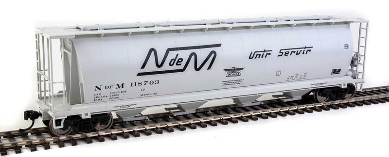 WalthersMainline 910-7859 59' Cylindrical Hopper - Ready to Run -- National Railways of Mexico NdeM