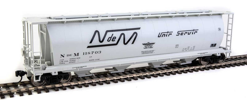 WalthersMainline 910-7859 59' Cylindrical Hopper - Ready to Run -- National Railways of Mexico NdeM